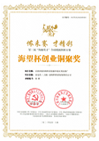 海聚英才三等奖证书